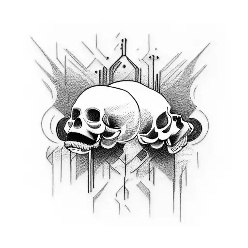 Hear No Evil See No Evil Skulls