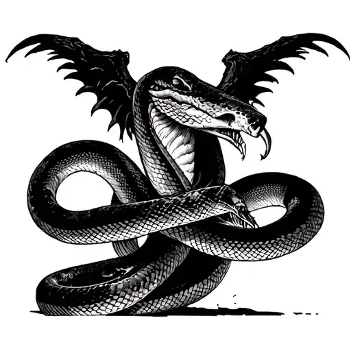 Lucifer Sends A Snake To Eden With A Plaid In His Mouth