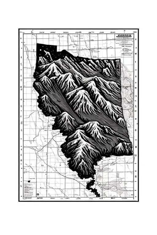 Topographic Map Of Colorado Mountains