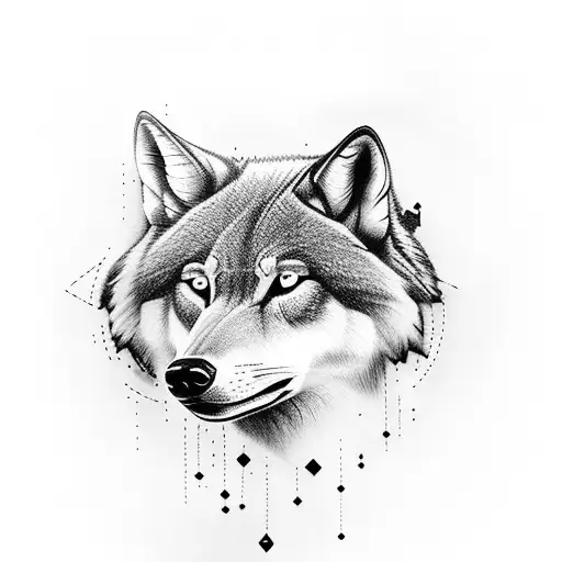 Forest Sleeve With Wolfs