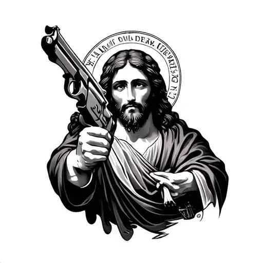 Jesus With A Revolver