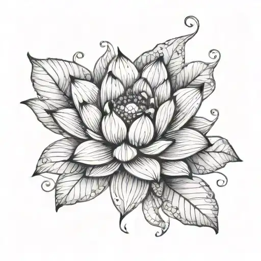 Lotus Flower With Armband