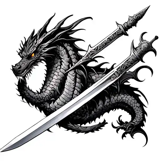 Cyber Sigilism Swords With A Dragon