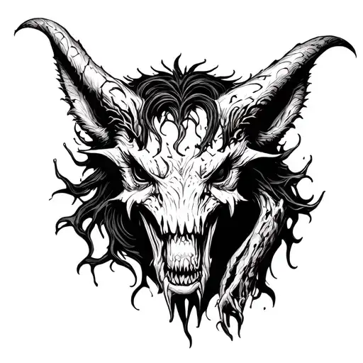 A Sinister Demon Rotting Animal