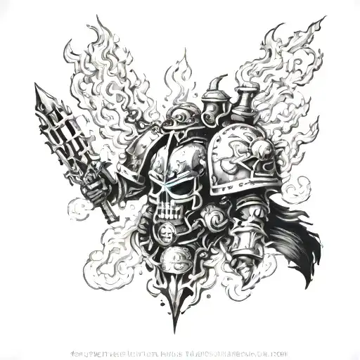 Warhammer 40K Engulfed In Flames