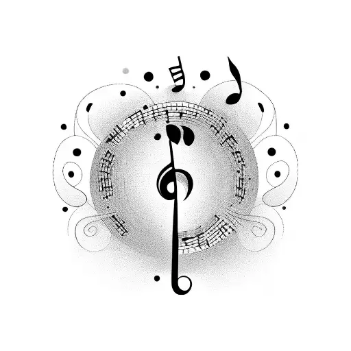 Music Note With Heart