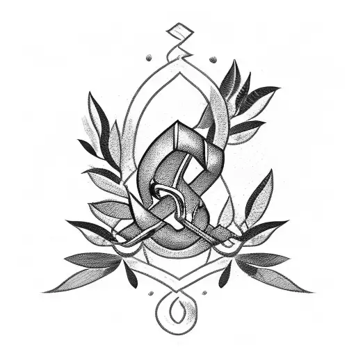 Olive Branches Around 2D Anchor