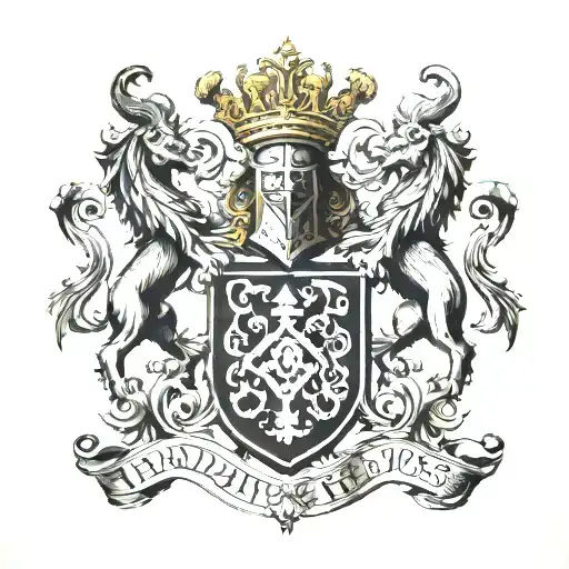A Modern Interpretation Of The Barbados Coat Of Arms With A Subtle Christian Motif