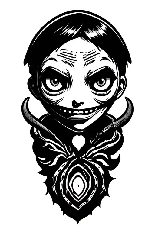 Psychonauts Video Game Themed Tattoo Design Featuring Razputin Aquato
