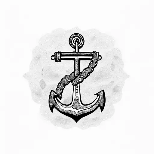 Anchor With Olive Branch