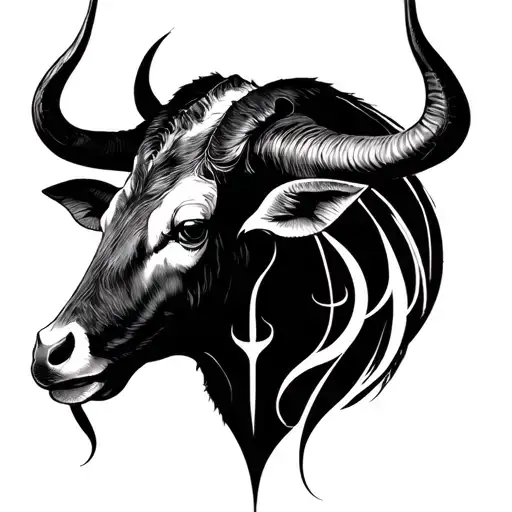 Cancer And Taurus Simbol Combinded