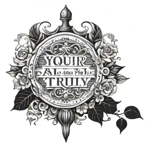 Incorporate The Phrase 'Your Word Is All You Truly Own' Into A Design