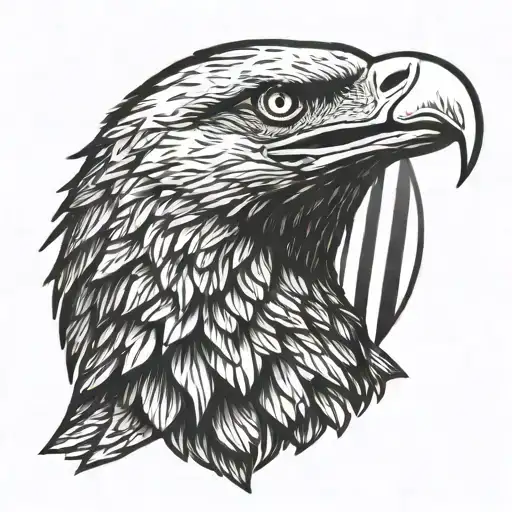 Bald Eagle With An Ar-15 In Its Beak