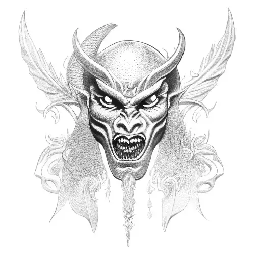 A Demon With A Laurel Wreath