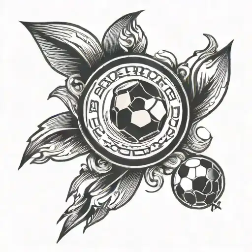 A Stylized Football With The Fc Banik Ostrava Logo Incorporated Into The Design
