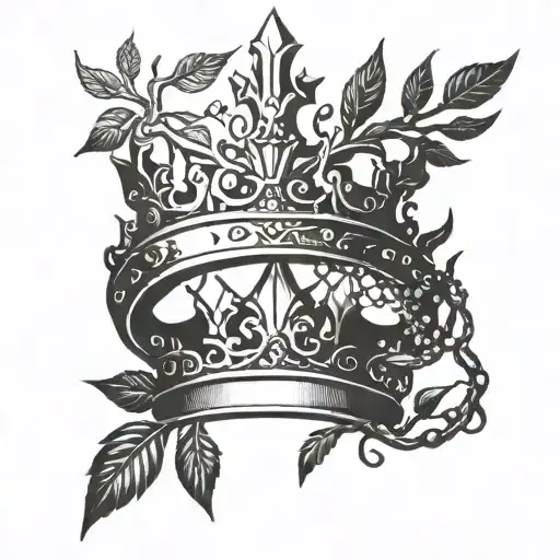 A Crown Made Out Of Branches