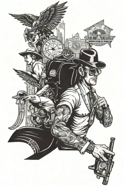 Wall Street Stock Market Gangster