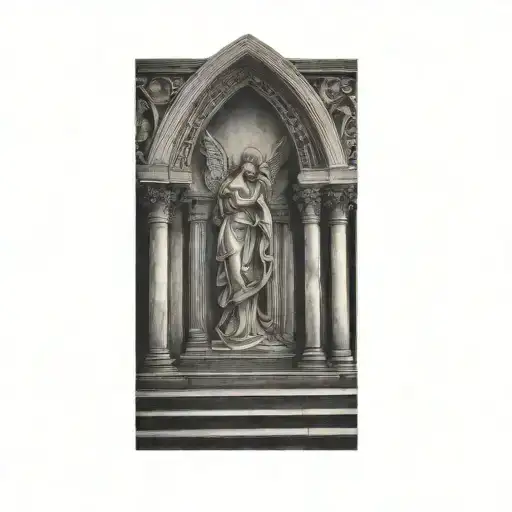 Angels And The Gothic Arch