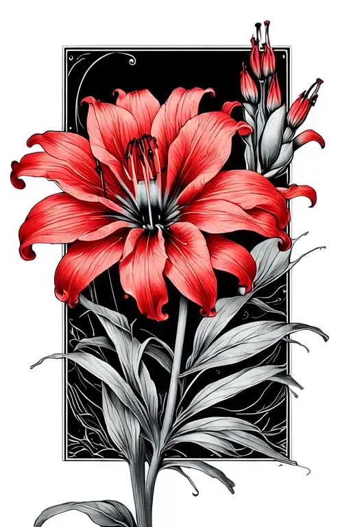 Red Spider Lily And One Hundred Feet