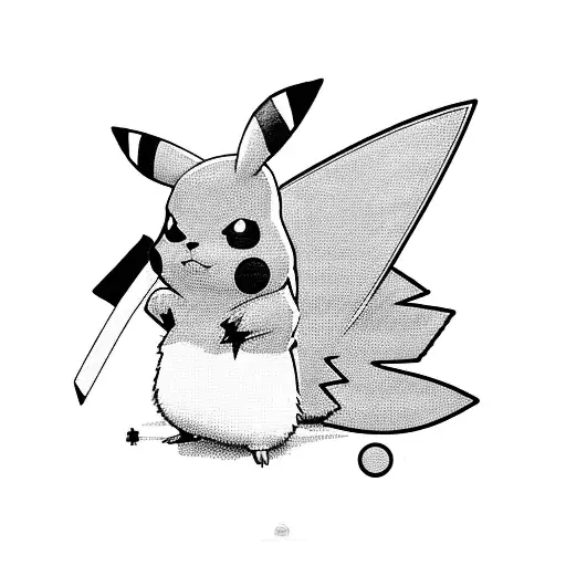 Pikachu With Katana