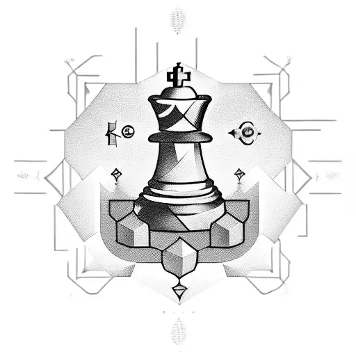A Chess Piece Composed Of Intricate Software Circuitry