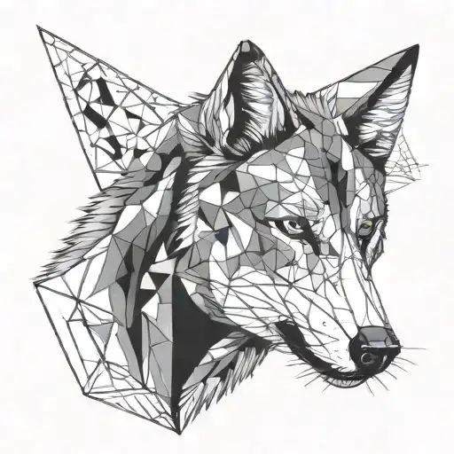 Wolf With Geometric