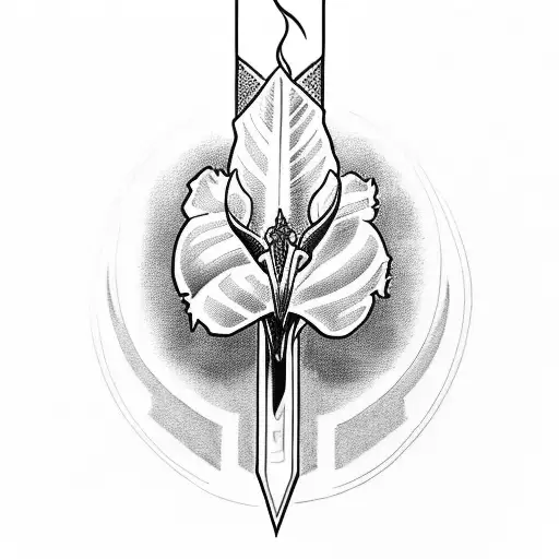 Gladiolus Sword With Name Bryce