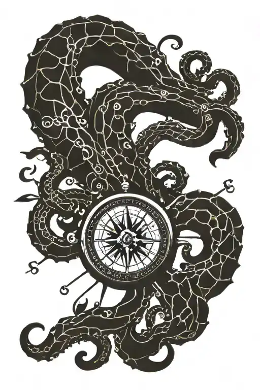 Compass Octopus Wrapped