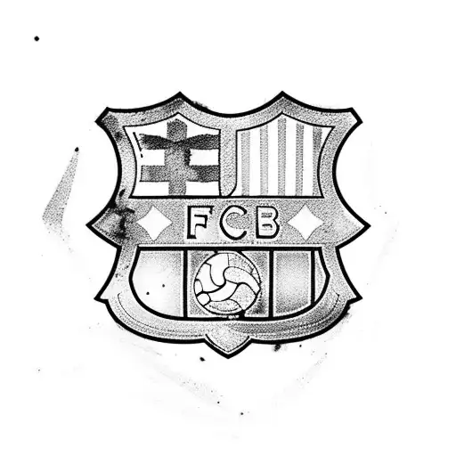 Fc Barcelona Logo With Color
