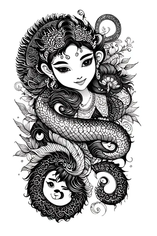 Sanke With Family Word