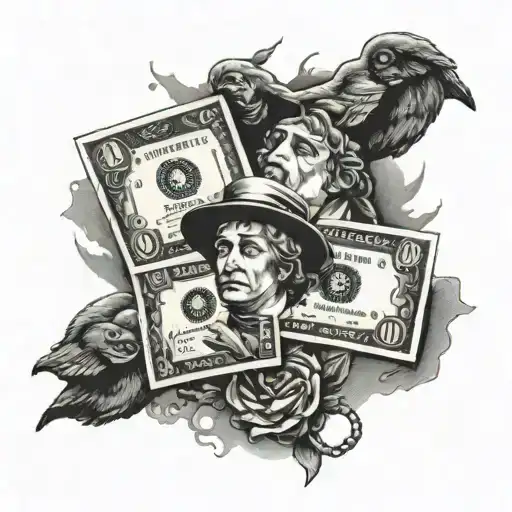 Two Friends With Dollars