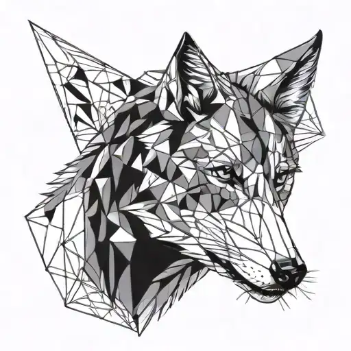 Wolf With Geometric