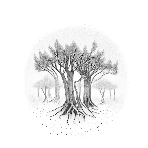 Forest Design With Birthdays Hidden