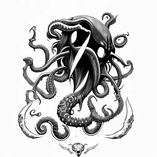 Axe Inspired By Venom And Cthulhu