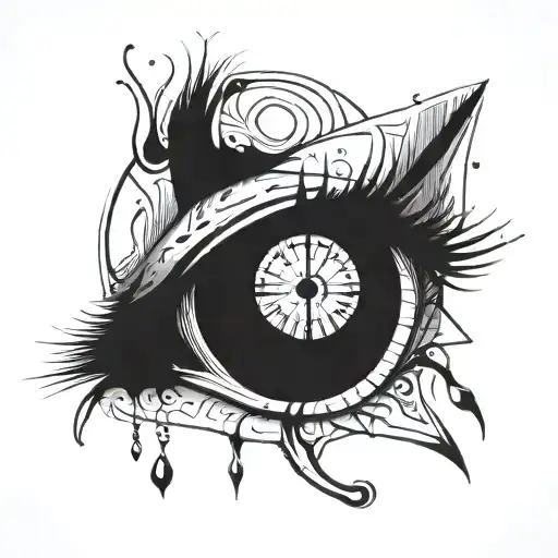 A Man Symbol In An Eye