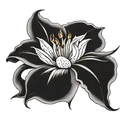 Female Swan Lily Flower