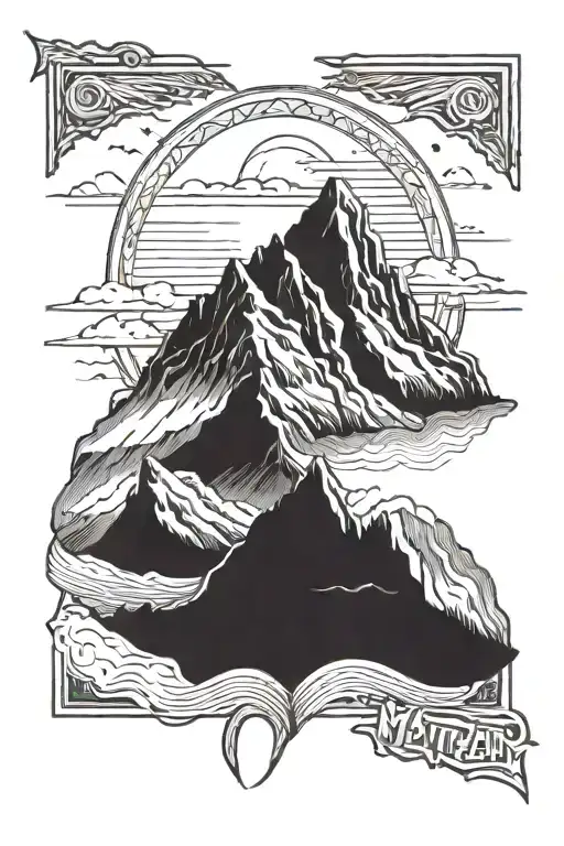 Mountain With Name Matthew