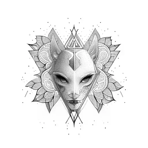 Symmetrical Beautiful Badass Feminine