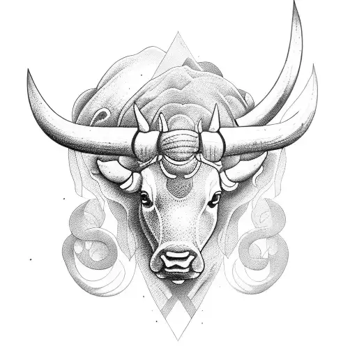 Bull And Butterflies