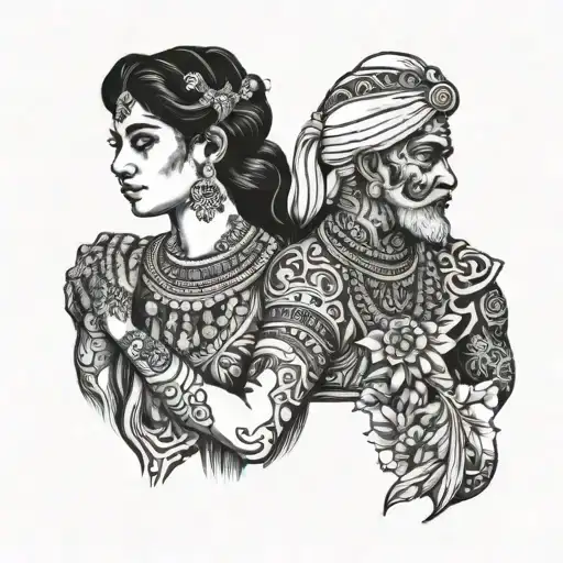 Italian And Indian Couples