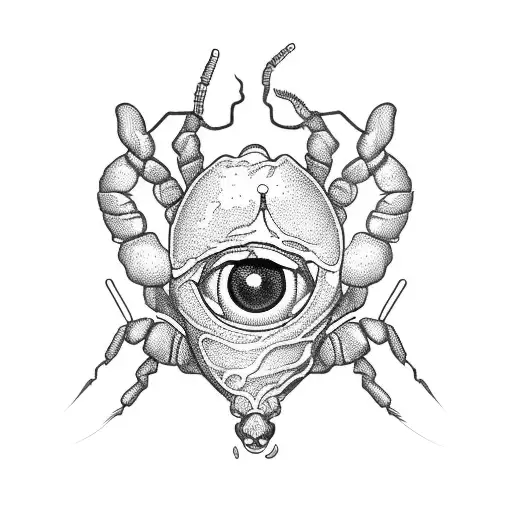 An Eye In Which A Scorpion And From The Tail Of A Scorpion Flows Poison Like A Tear