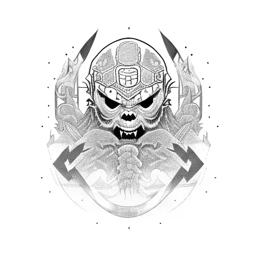 Horror Monster Samurai