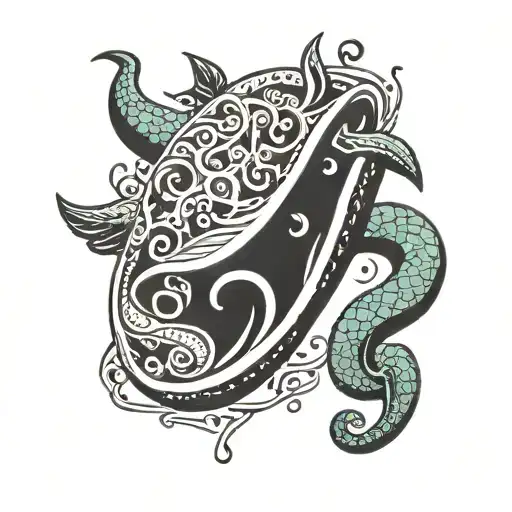 A Taco Bell Logo With Musical Notes And A Snake Wrapped Around It