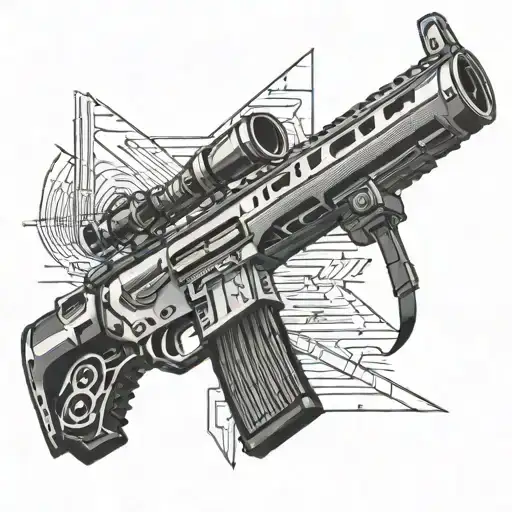 Tattoo On Elbow Looks Like A Zoom From Sniper Rifle