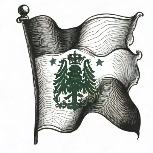 Combine Italian And Lebanese Flags In A Unique Way To Represent Your Heritage