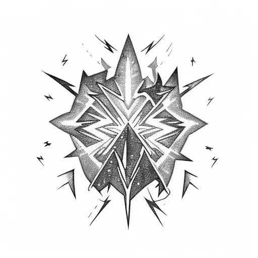 Striking Lightning Veins Storm Love Stars