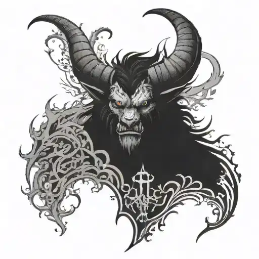 Beast Of Darkness As A Man