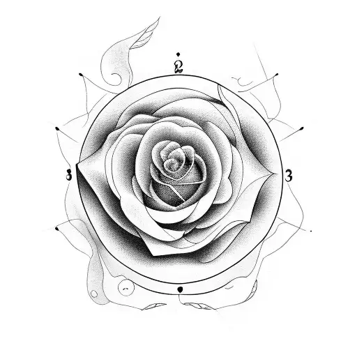 Clock Rose Birds