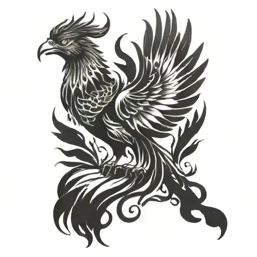 Phoenix Rising From The Ashes