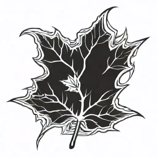 Maple Leaf Canada Volleyball
